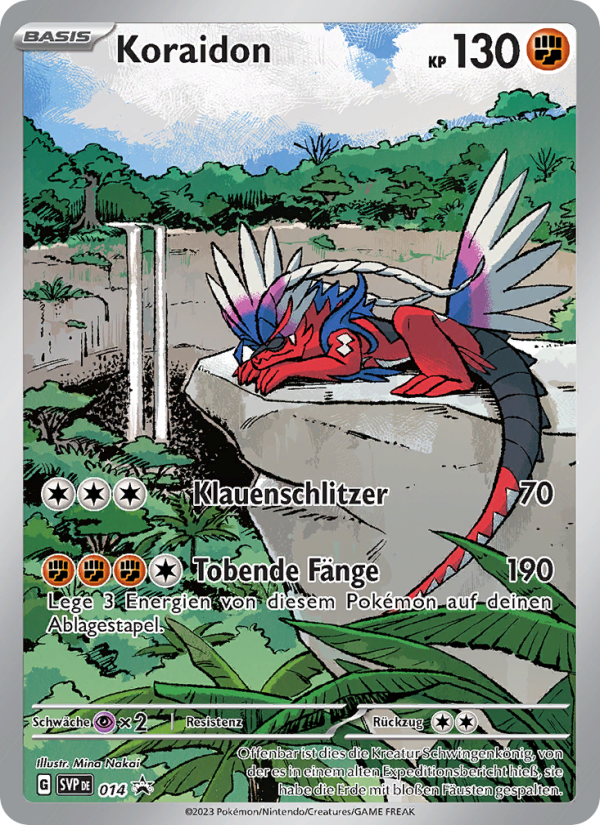 Koraidon 014 — SVP Black Star Promos (German Pokémon TCG card)