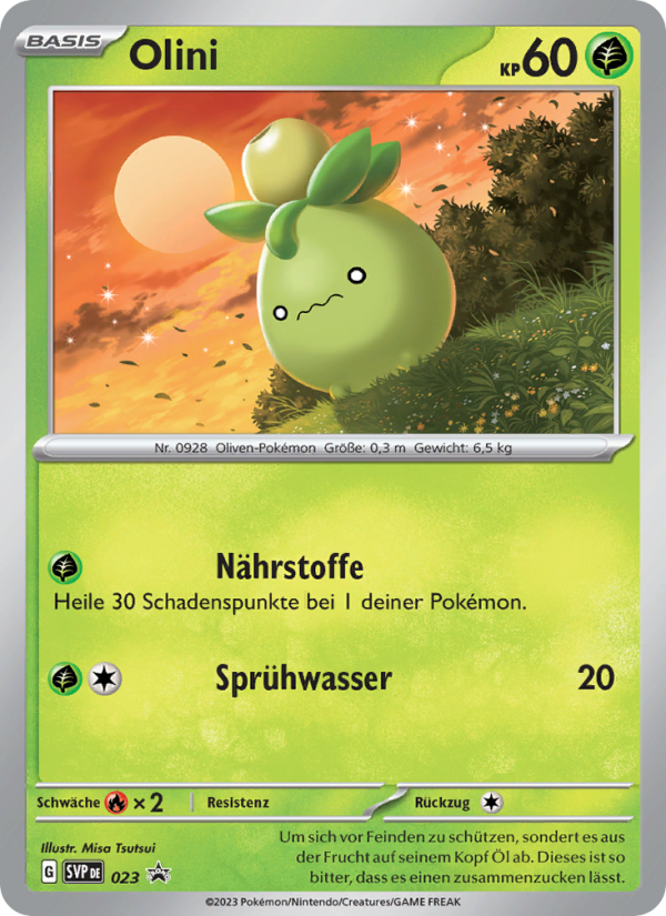 Olini 023 — SVP Black Star Promos (German Pokémon TCG card)