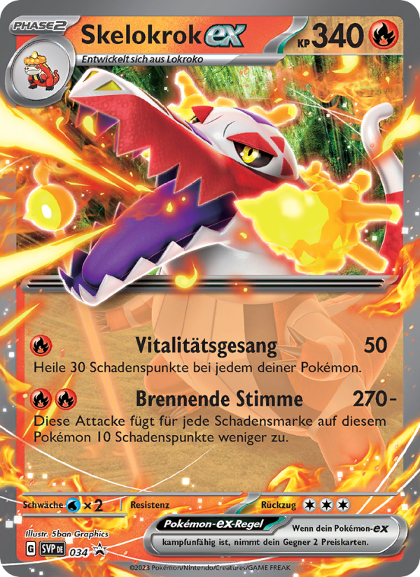 Skelokrok-ex 034 — SVP Black Star Promos (German Pokémon TCG card)