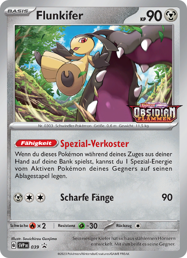 Flunkifer 039 — SVP Black Star Promos (German Pokémon TCG card)