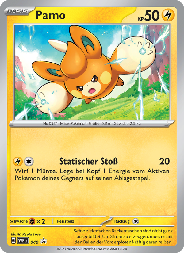 Pamo 040 — SVP Black Star Promos (German Pokémon TCG card)