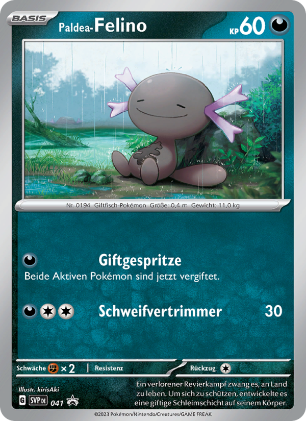 Paldea-Felino 041 — SVP Black Star Promos (German Pokémon TCG card)