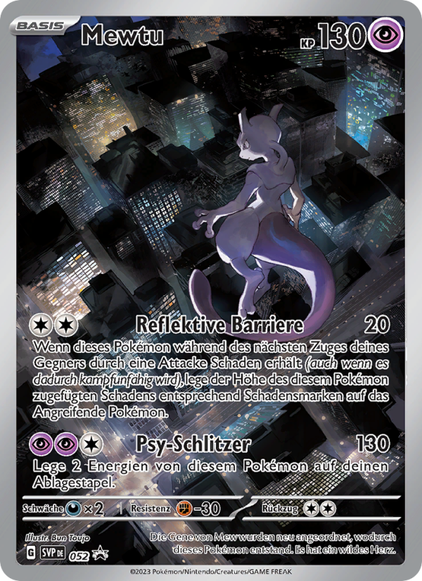 Mewtu 052 — SVP Black Star Promos (German Pokémon TCG card)