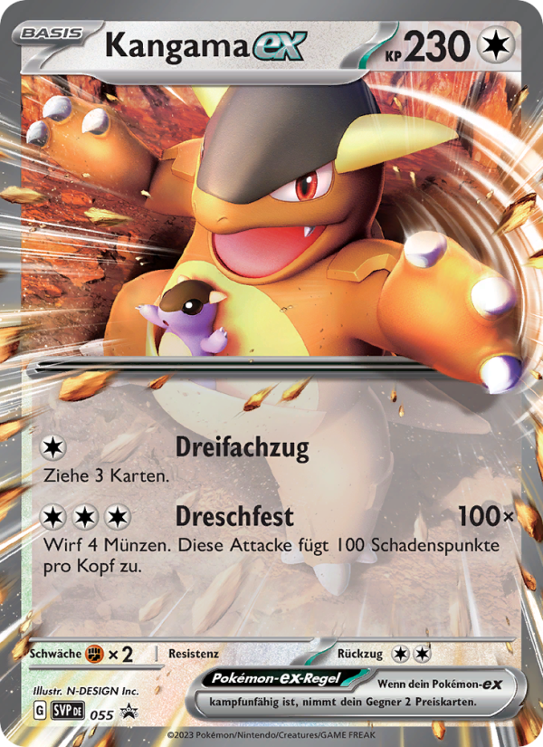 Kangama-ex 055 — SVP Black Star Promos (German Pokémon TCG card)