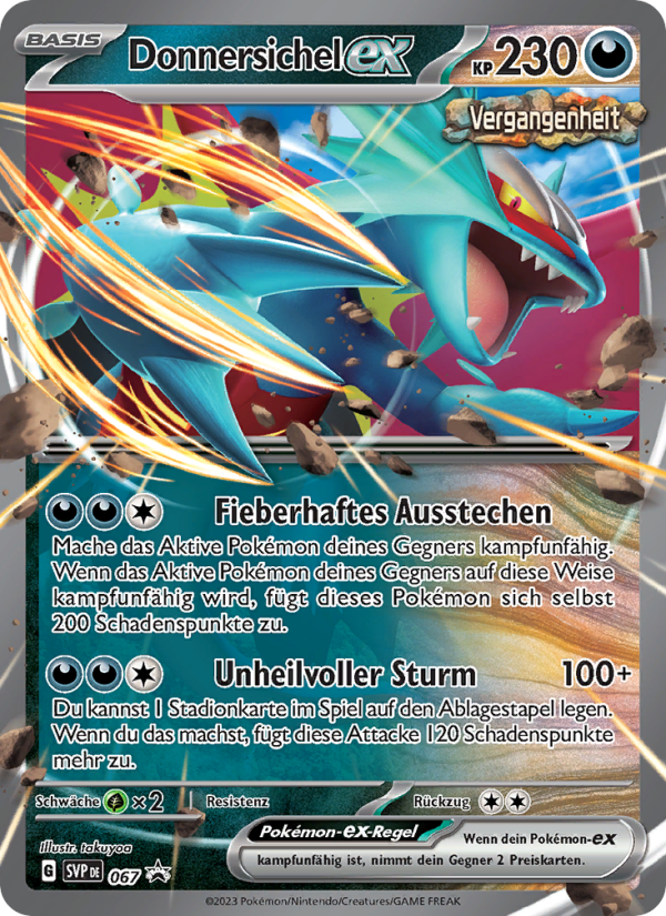 Donnersichel-ex 067 — SVP Black Star Promos (German Pokémon TCG card)