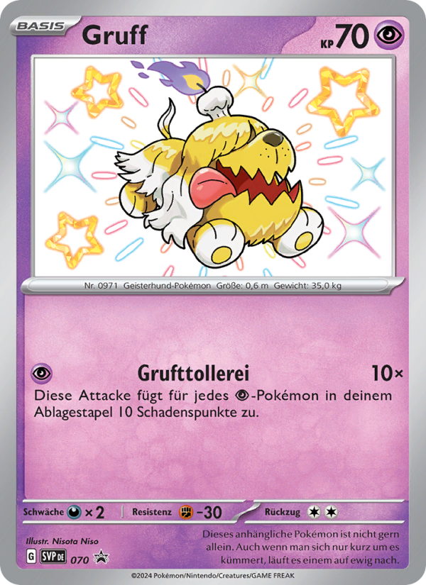 Gruff 070 — SVP Black Star Promos (German Pokémon TCG card)