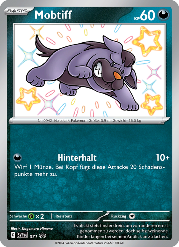 Mobtiff 071 — SVP Black Star Promos (German Pokémon TCG card)