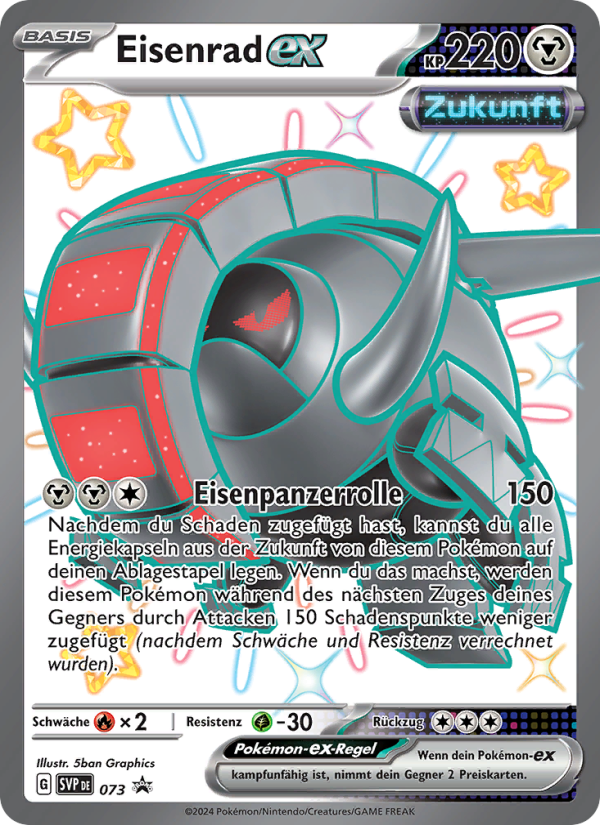 Eisenrad-ex 073 — SVP Black Star Promos (German Pokémon TCG card)