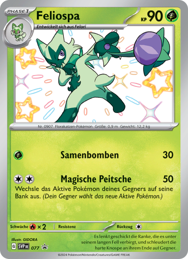 Feliospa 077 — SVP Black Star Promos (German Pokémon TCG card)