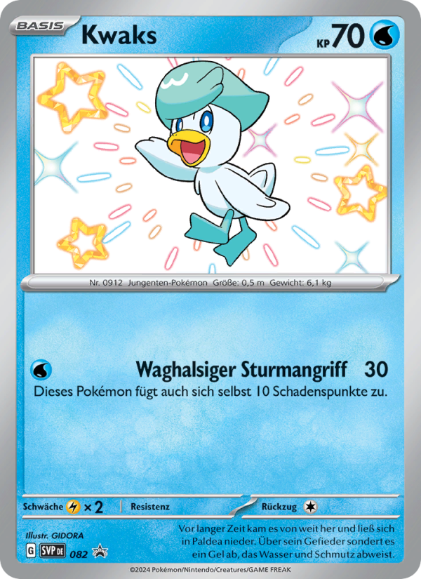 Kwaks 082 — SVP Black Star Promos (German Pokémon TCG card)
