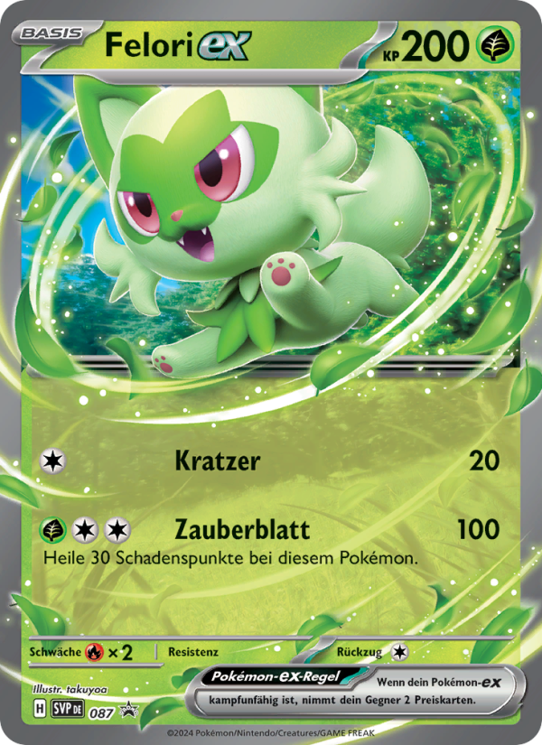 Felori-ex 087 — SVP Black Star Promos (German Pokémon TCG card)