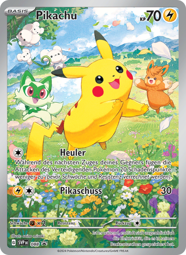 Pikachu 088 — SVP Black Star Promos (German Pokémon TCG card)