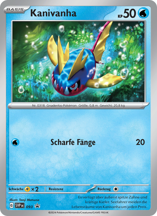 Kanivanha 093 — SVP Black Star Promos (German Pokémon TCG card)