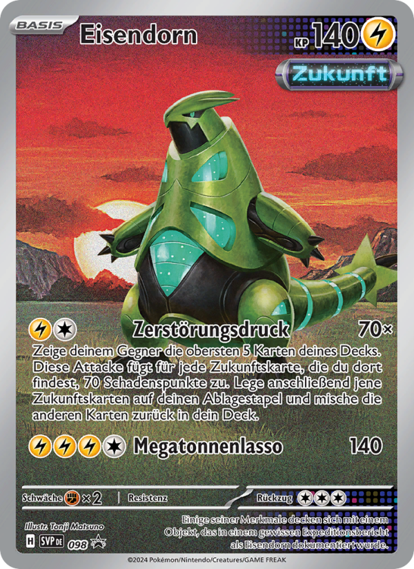 Eisendorn 098 — SVP Black Star Promos (German Pokémon TCG card)
