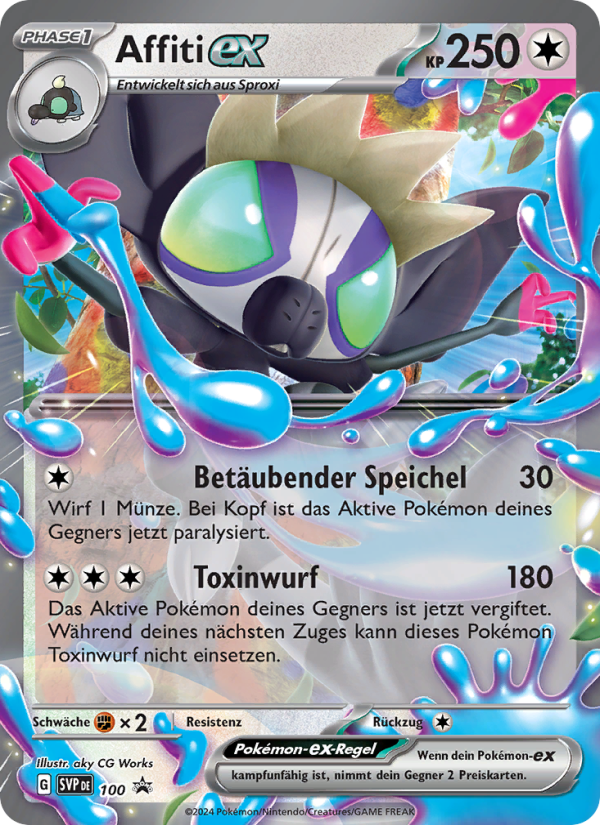 Affiti-ex 100 — SVP Black Star Promos (German Pokémon TCG card)