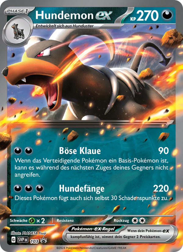 Hundemon-ex 103 — SVP Black Star Promos (German Pokémon TCG card)