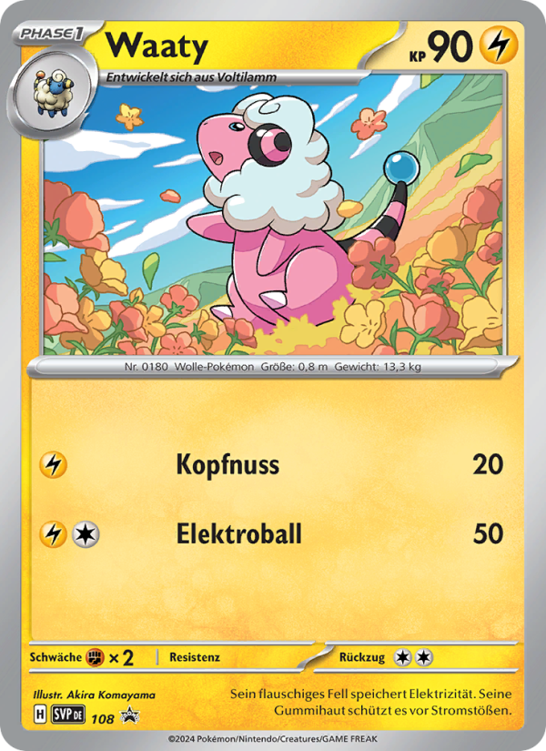 Waaty 108 — SVP Black Star Promos (German Pokémon TCG card)