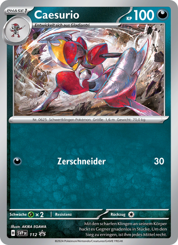 Caesurio 112 — SVP Black Star Promos (German Pokémon TCG card)