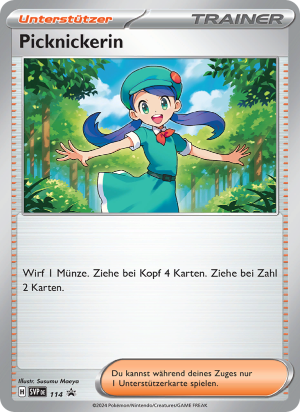 Picknickerin 114 — SVP Black Star Promos (German Pokémon TCG card)