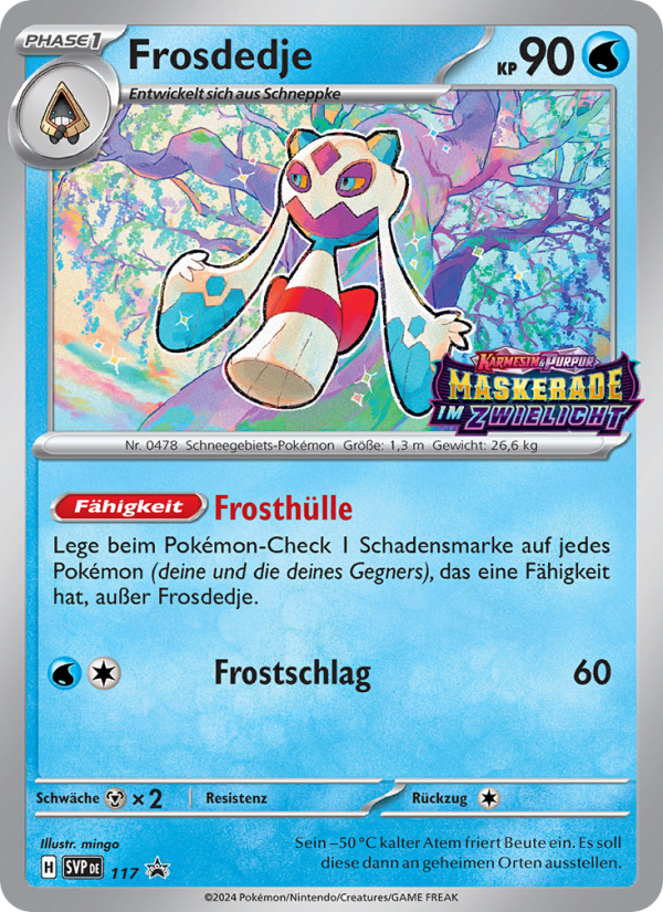 Frosdedje 117 — SVP Black Star Promos (German Pokémon TCG card)