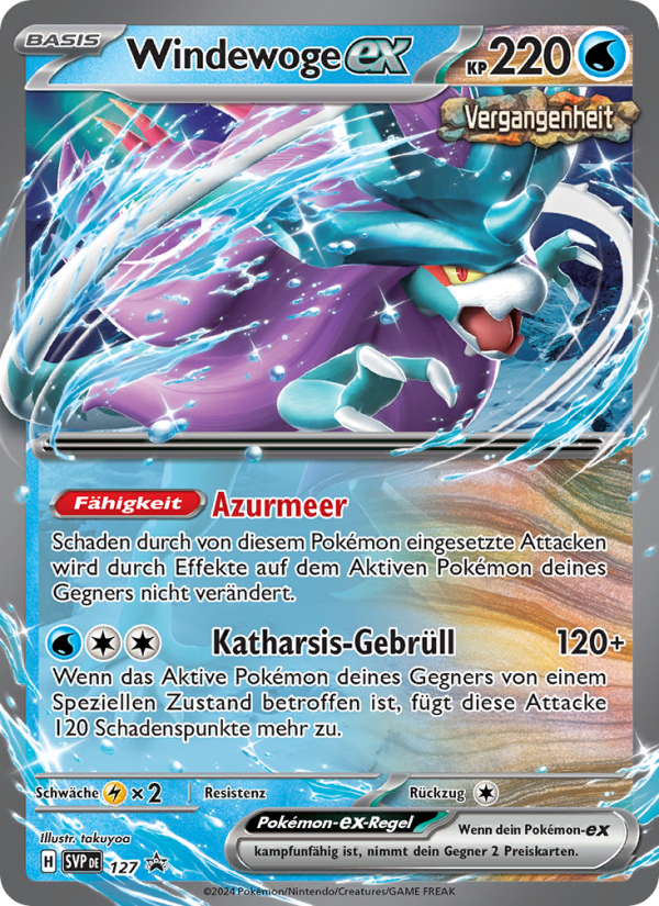 Windewoge-ex 127 — SVP Black Star Promos (German Pokémon TCG card)