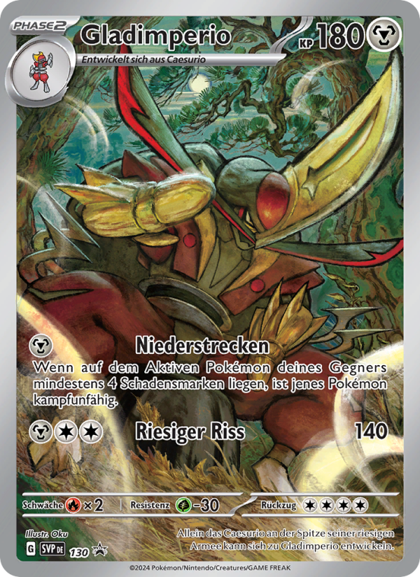 Gladimperio 130 — SVP Black Star Promos (German Pokémon TCG card)
