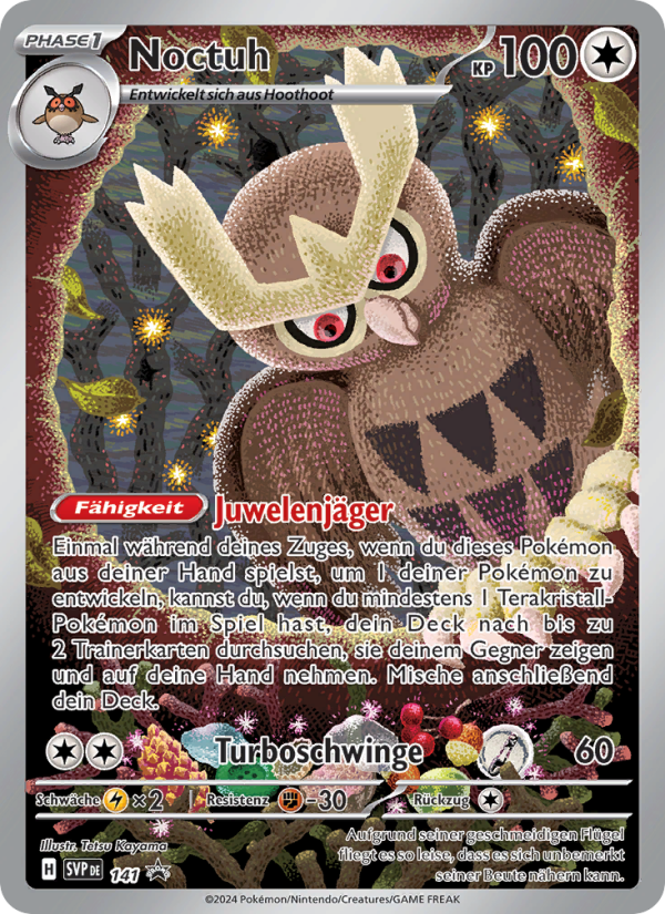 Noctuh 141 — SVP Black Star Promos (German Pokémon TCG card)