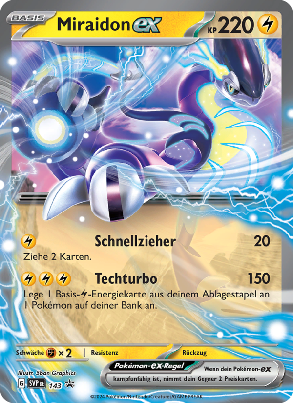 Miraidon-ex 143 — SVP Black Star Promos (German Pokémon TCG card)