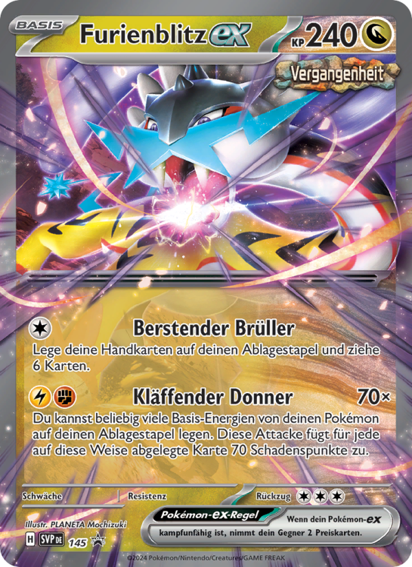 Furienblitz-ex 145 — SVP Black Star Promos (German Pokémon TCG card)