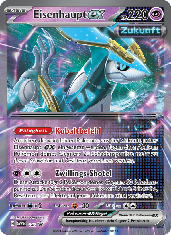 Eisenhaupt-ex 146 — SVP Black Star Promos (German Pokémon TCG card)