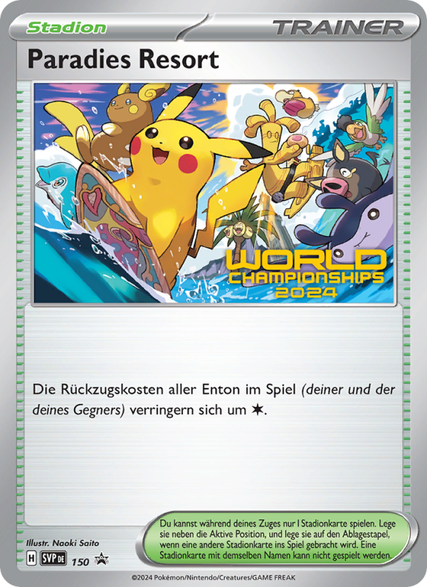 Paradies Resort 150 — SVP Black Star Promos (German Pokémon TCG card)