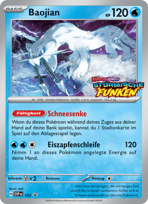 Baojian 152 — SVP Black Star Promos (German Pokémon TCG card)