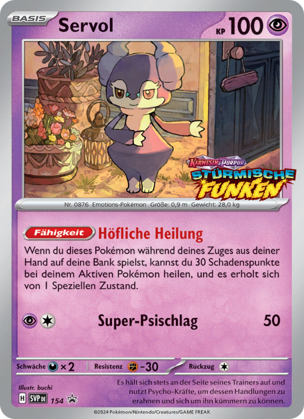 Servol 154 — SVP Black Star Promos (German Pokémon TCG card)