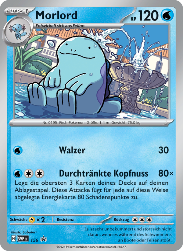 Morlord 156 — SVP Black Star Promos (German Pokémon TCG card)