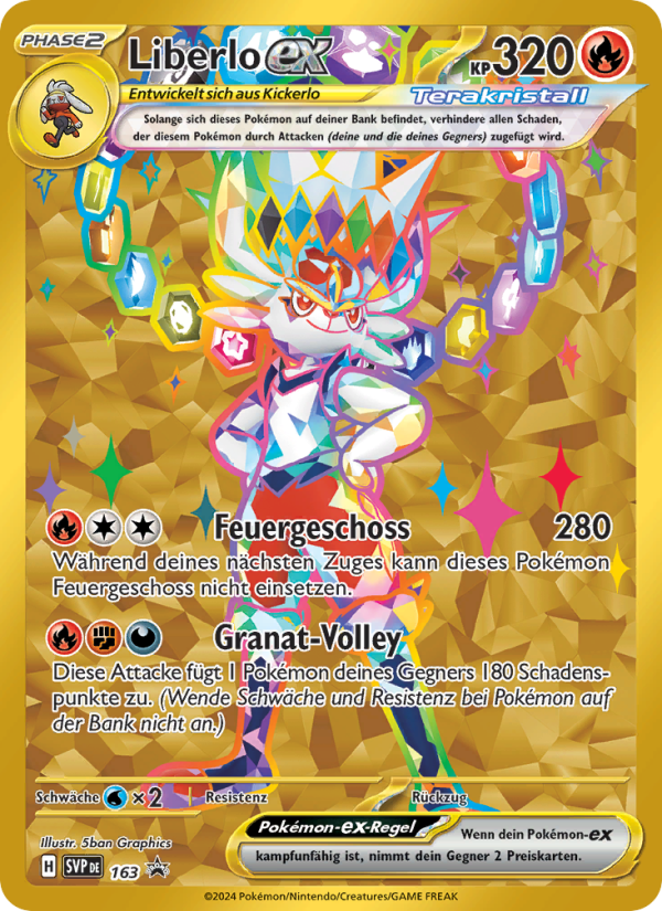 Liberlo-ex 163 — SVP Black Star Promos (German Pokémon TCG card)