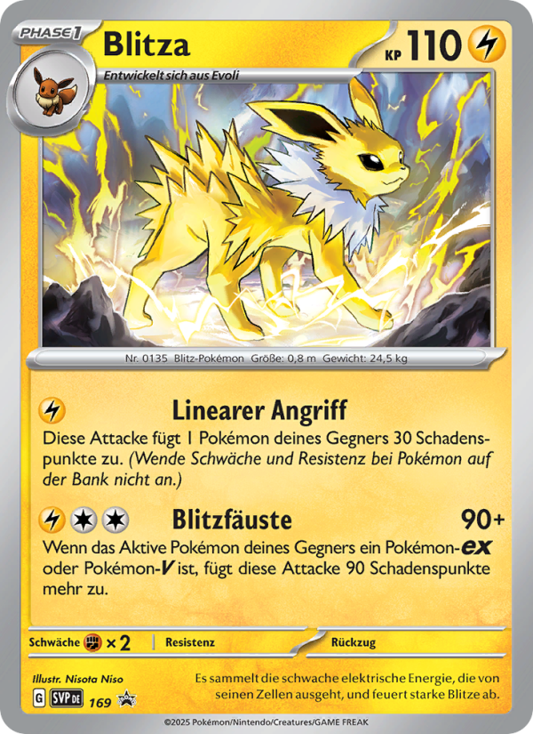 Blitza 169 — SVP Black Star Promos (German Pokémon TCG card)