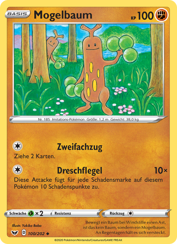 Mogelbaum 100 — Sword & Shield (German Pokémon TCG card)