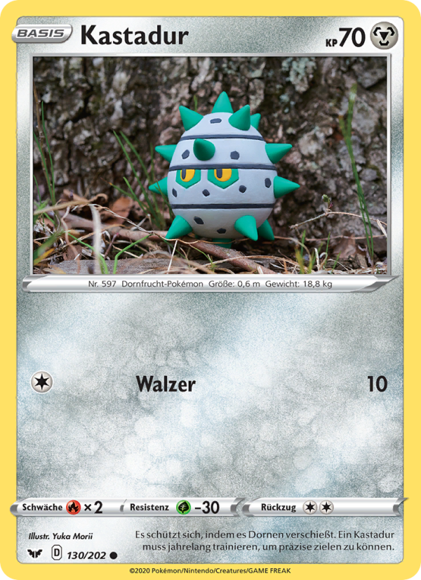 Kastadur 130 — Sword & Shield (German Pokémon TCG card)