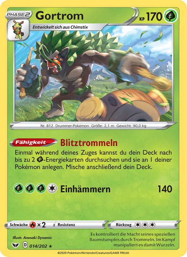 Gortrom 14 — Sword & Shield (German Pokémon TCG card)