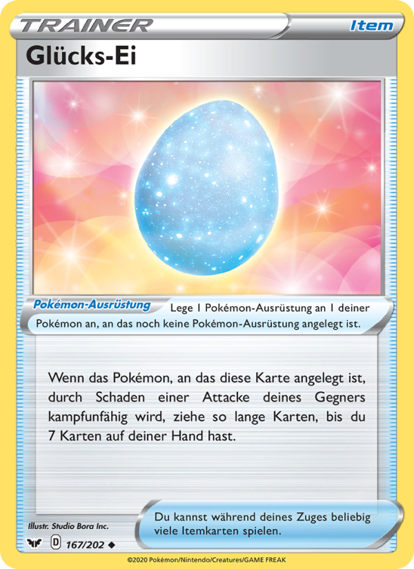 Glücks-Ei 167 — Sword & Shield (German Pokémon TCG card)