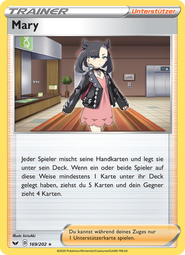 Mary 169 — Sword & Shield (German Pokémon TCG card)