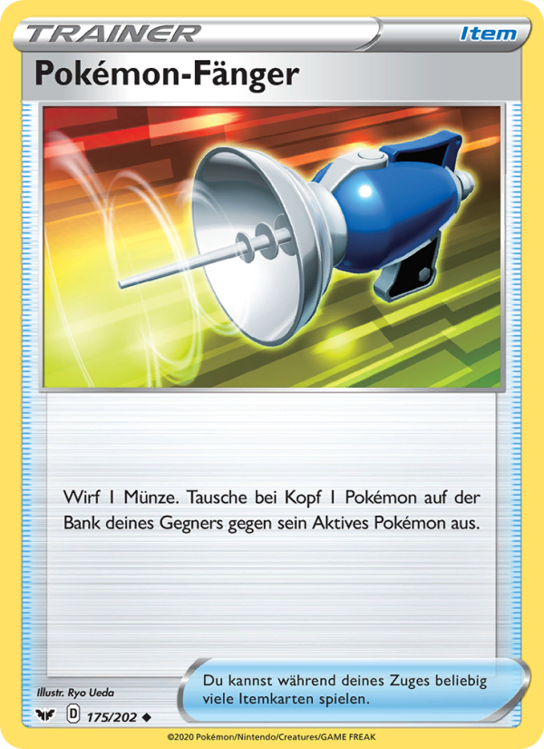Pokémon-Fänger 175 — Sword & Shield (German Pokémon TCG card)