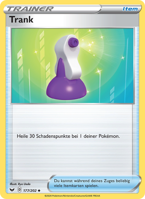 Trank 177 — Sword & Shield (German Pokémon TCG card)