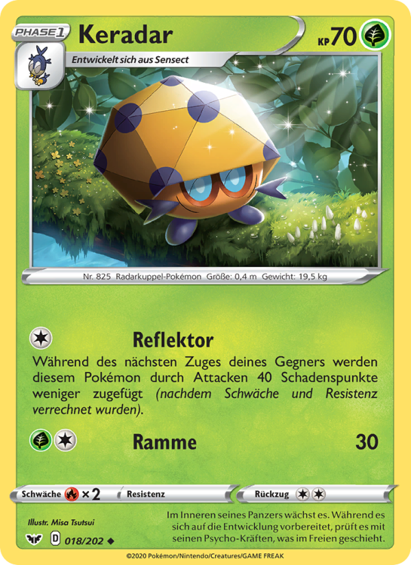 Keradar 18 — Sword & Shield (German Pokémon TCG card)