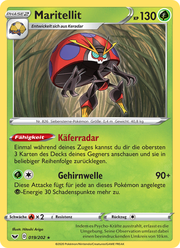 Maritellit 19 — Sword & Shield (German Pokémon TCG card)