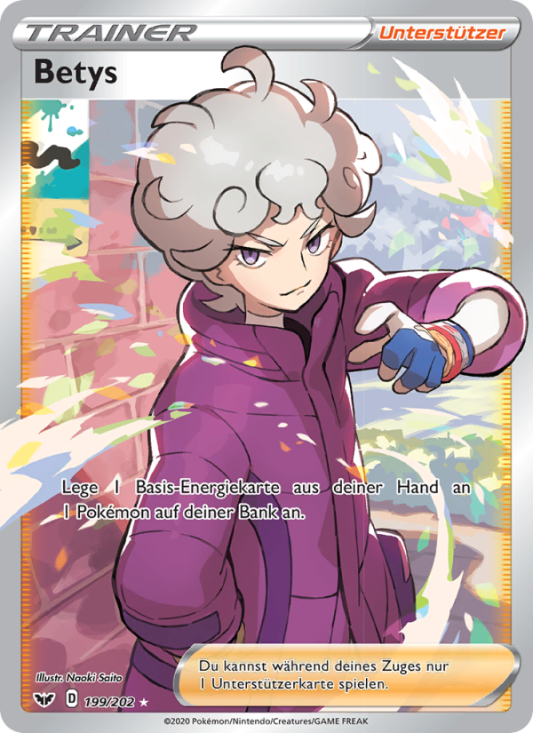 Betys 199 — Sword & Shield (German Pokémon TCG card)