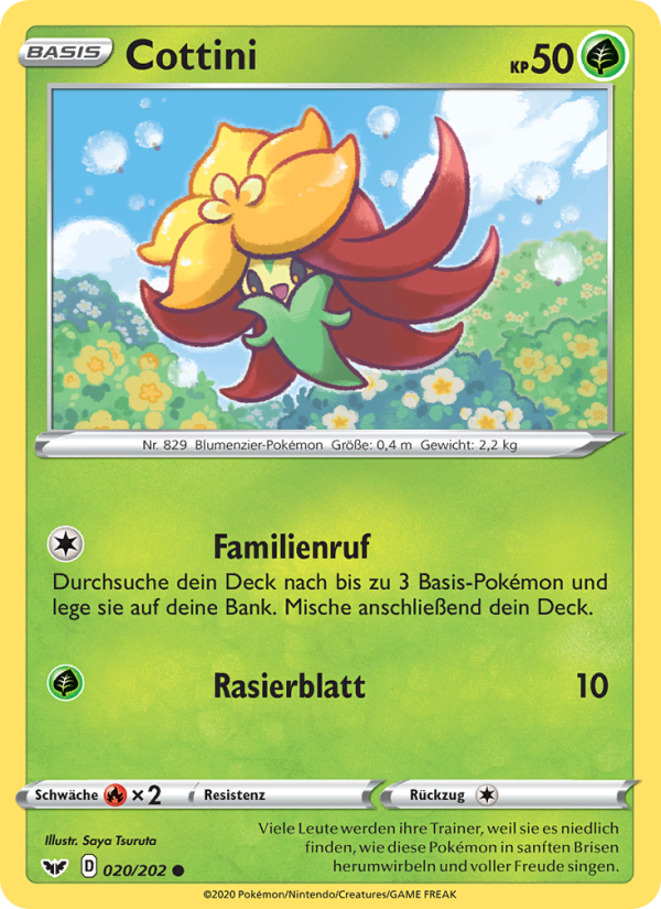 Cottini 20 — Sword & Shield (German Pokémon TCG card)