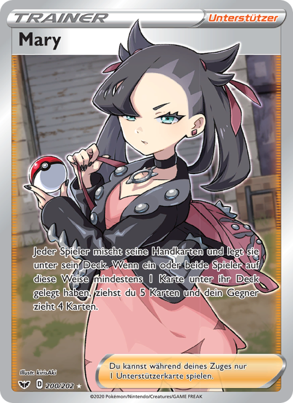 Mary 200 — Sword & Shield (German Pokémon TCG card)