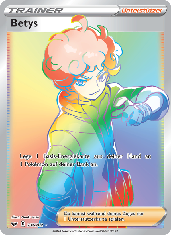 Betys 207 — Sword & Shield (German Pokémon TCG card)