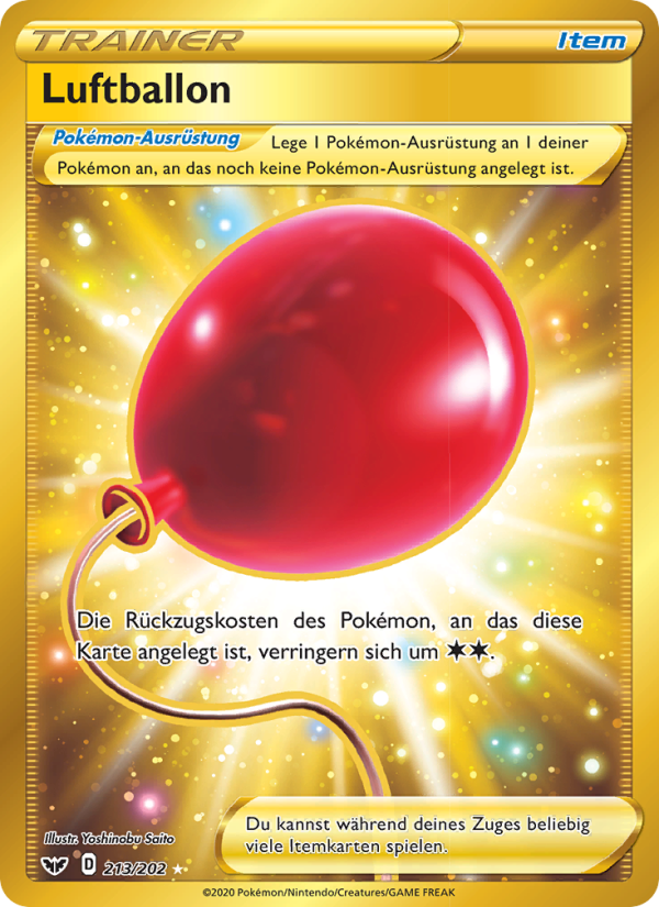 Luftballon 213 — Sword & Shield (German Pokémon TCG card)